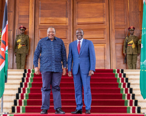 Ruto Hosts Uhuru, Mnangagwa at State House