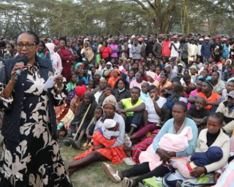 Governor Kihika’s Visit to Flood-Hit Naivasha Turns Chaotic as Crowd Turns Violent