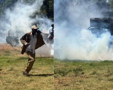 Tear Gas Fired at Worshippers During Gachagua’s Church Visit