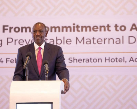 William Ruto Calls for Urgent Action to End Preventable Maternal Deaths