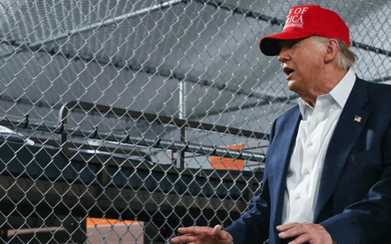 Trump Tours Controversial 'Alligator Alcatraz' Detention Center in Florida Everglades