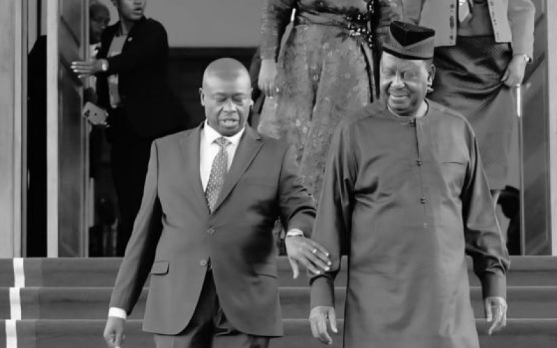 Gachagua Missing at Raila’s State Funeral as Political Leaders Unite
