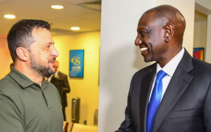 Ruto, Zelenskyy Discuss Release of Kenyans Caught Up in Ukraine War