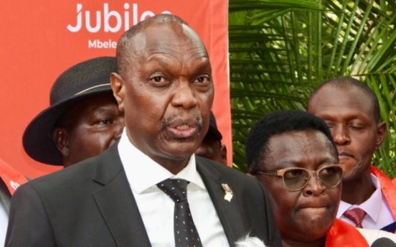 Jeremiah Kioni Says Jubilee Messaging Will Now Be Centralised After Uhuru Warning
