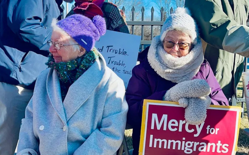 Catholics Protest US Immigration Policies Outside Wyatt Detention Center