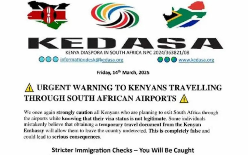 Kenyan Diaspora in South Africa Urged to Respect Immigration Laws