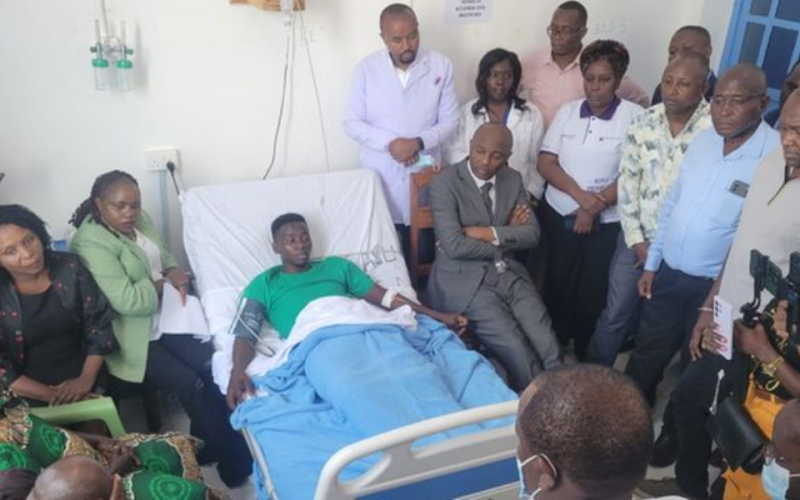 79-Hour Tree Hug Leaves Jimmy Irungu Hospitalized With Kidney Failure