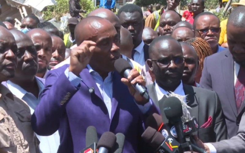 Wamatangi Condemns Latest Demolition of His Businesses Near Nyayo Stadium 