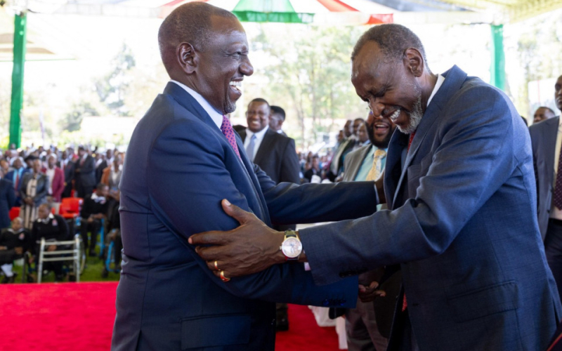 President Ruto Meets Muhoho Kenyatta at State House
