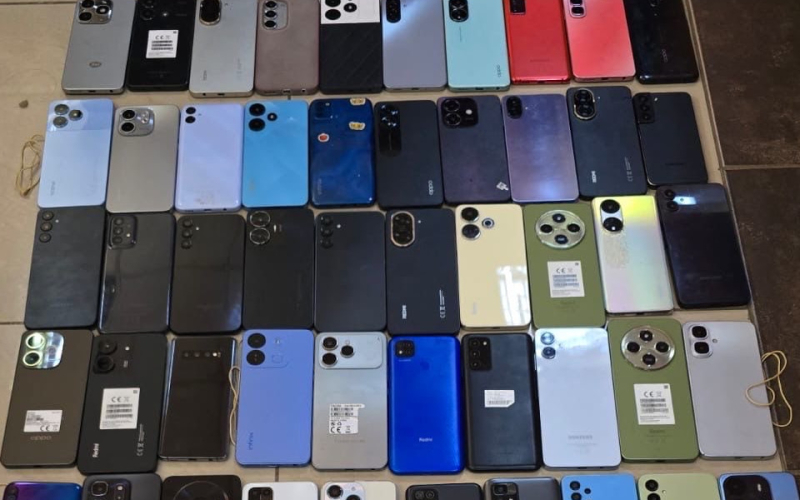 DCI Seizes 62 Suspected Stolen Phones in Kamukunji Raid