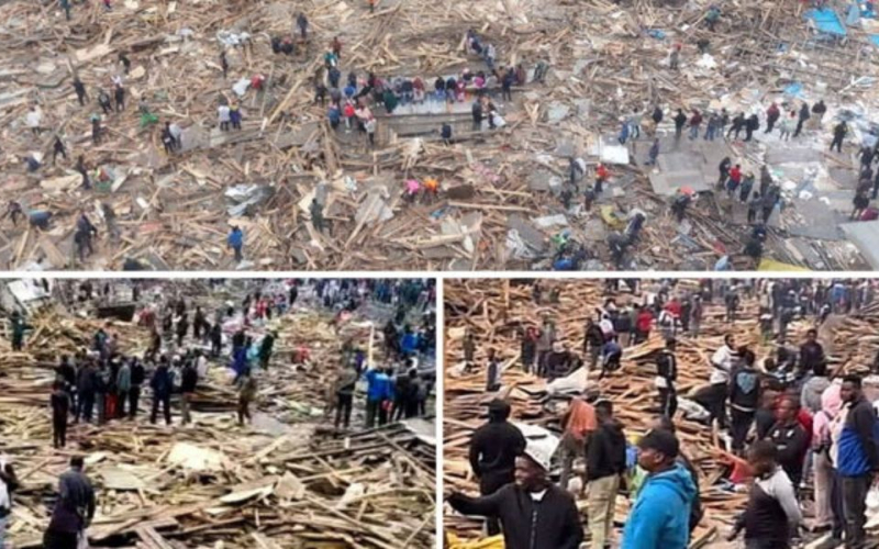 Outrage as Nairobi County Demolishes Parts of Gikomba Market