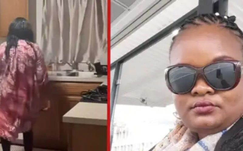 Kenyan Woman Filmed Damaging US House Leaks Chats With US-Based Boyfriend, Explains What Happened