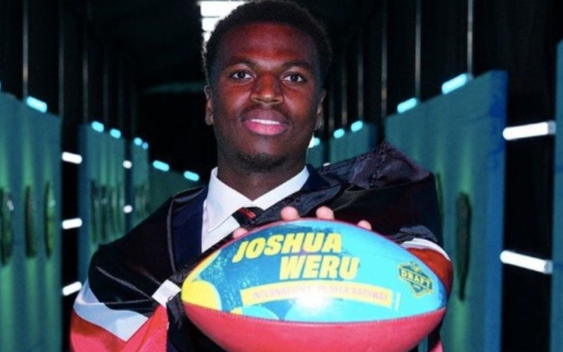 Kenyan Rugby Star Joshua Weru Signs with Philadelphia Eagles