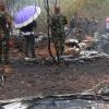 The Debris of a Plane That Crashed in Kwale  Twelve Feared Dead in Light Aircraft Crash Shortly After Take-Off in Kwale