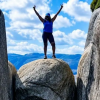 Kenyan Adventurer Polyn Monda Conquers Norway’s Famous Kjeragbolten Boulder Trek