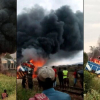 Panic as Nairobi–Mombasa Freight Train Catches Fire