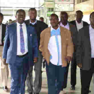 Raila Storms Out of IEBC Meeting