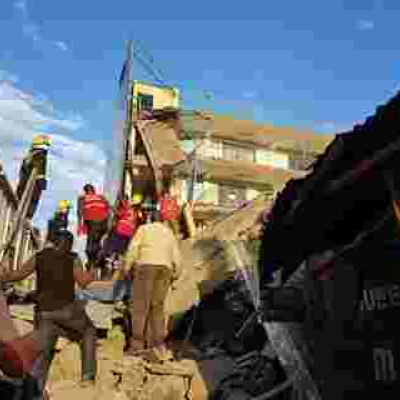 4-Story Building Collapses in Nakuru, Several Feared Trapped