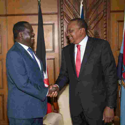 President Uhuru, Raila Bury the Hatchet, Pledge to Work Together
