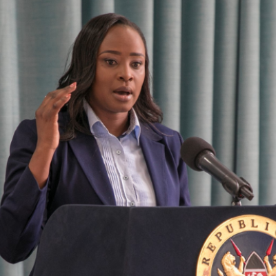 President Uhuru Appoints Kanze Dena as the New State House Spokesperson 