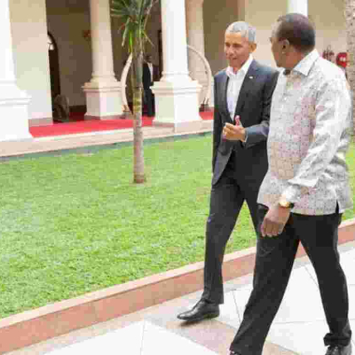 Former US President Barack Obama Lands in Kenya
