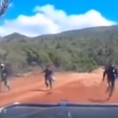 American Couple Chased By Machete Wielding Gang in Nairobi [VIDEO]