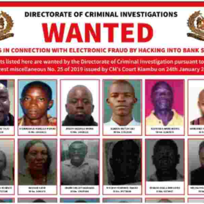 Police Launch Hunt for 130 Suspects Accused of Stealing Millions of Shillings from Banks through Hacking