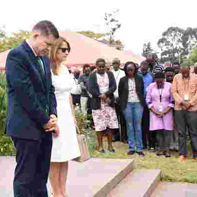 New US Envoy to Kenya Kyle McCarter Honors Ethiopian Airlines Crash Victims