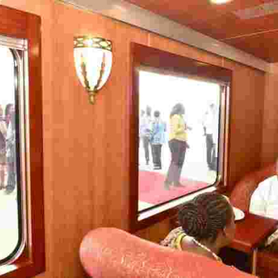 Museveni Becomes First Visiting Head of State to Ride on Kenya's SGR