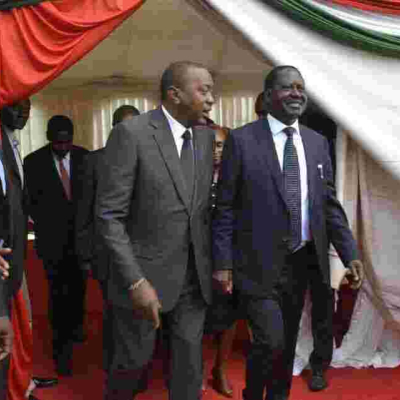 Uhuru, Raila Cancel Mt. Kenya Tour After Intelligence Points Out to Hostile Welcome