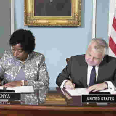 Kenya Gov't Delegation Meets with Trump Officials, Sign Strategic Dialogue Framework to Cement Relations 