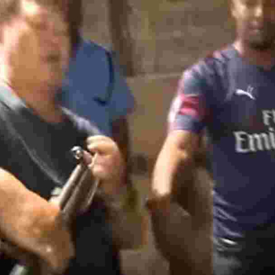 Chinese Man Attempts to Grab Gun from Kenyan Policeman During Arrest [VIDEO]