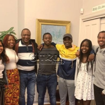 Uhuru Visits His Former College in the US
