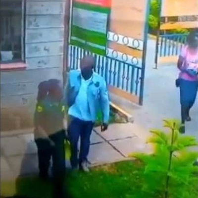 Detectives Hunt for Man Videotaped Beating Up Female Security Guard in Nairobi
