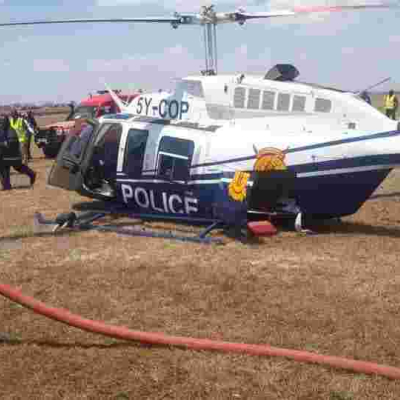 Chopper Carrying Two Senior Police Officers Crash-Lands at Wilson Airport