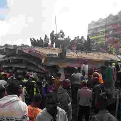 Several Feared Trapped as 6-Story Building Collapses in Nairobi
