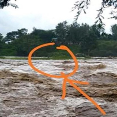 [VIDEO] Kenyan Man Marooned in Swollen River for Three Days Rescued Using Police Chopper 