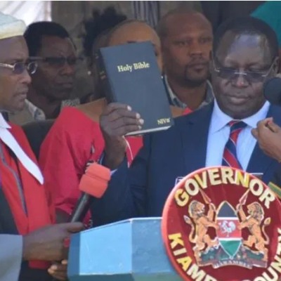 James Nyoro Sworn-In as New Kiambu Governor Following Waititu’s Impeachment