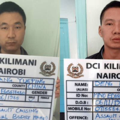 Chinese National Caught on Viral Video Caning Kenyan Man Arrested