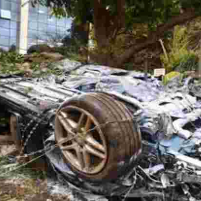 Nairobi: Kenyan Man Dies After Car Crashes, Bursts into Flames