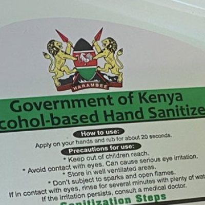 Gov’t Begins Distributing Free Hand Sanitizers to Kenyans in War Against Covid-19