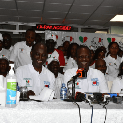 'It is a Miracle I Survived," Tuju Says as He Makes First Public Appearance After Grisly Road Accident 