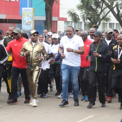 Beyond Zero Half Marathon: Uhuru Runs 2.6-Kilometer Race