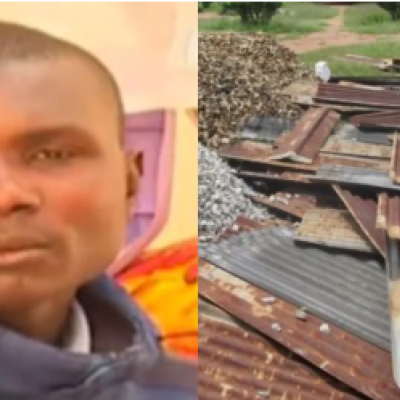Heartless Kenyan Landlady Removes Tenant’s House Roof over Sh500 Rent Arrear