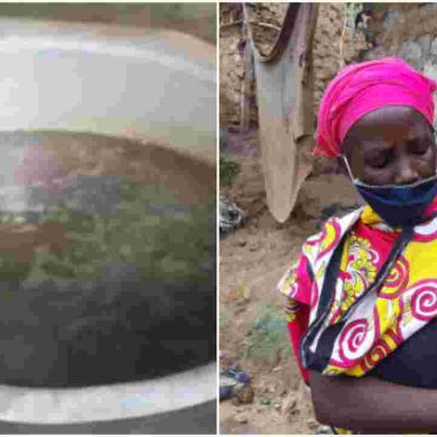 Sad: Kenyan Widow Resorts to Boiling Stones for Her Starving Children 