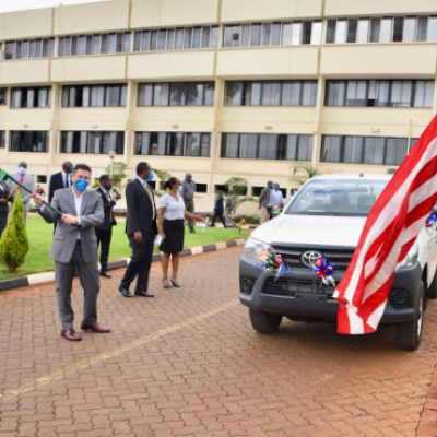 US Donates 10 Pickup Trucks to Kenya's DCI and EACC to Combat corruption and Drug Trafficking