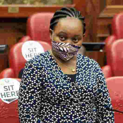 Ann Waiguru Pictured Playing Solitaire on Phone During Impeachment Hearing [PHOTOS]