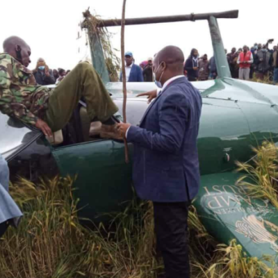 Narok Governor Samwel Ole Tunai Survives Helicopter Crash 