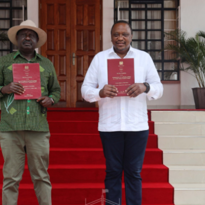 Uhuru, Raila Receive Final BBI Report Ahead of Official Launch