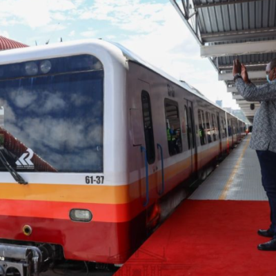 Uhuru Launches New Nairobi Commuter Rail Service 